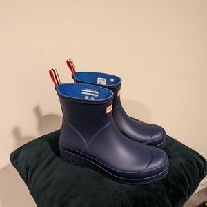 Hunter Boots - Play Blue Short Booties